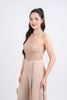 FAT5395 - Áo len cao cấp dáng ôm ngực yếm đính kim loại trang trí - PANTIO