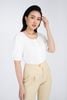 FQD5887 - Quần chất liệu thô dày cạp cao gấp gấu - PANTIO
