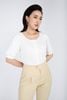 FQD5887 - Quần chất liệu thô dày cạp cao gấp gấu - PANTIO