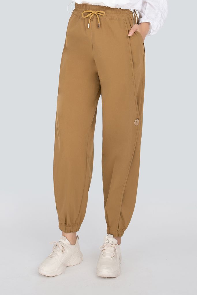 FQD9925 - Quần Jogger chất liệu vải gió cạp chun túi chéo