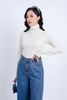 FQD51035 - Quần công sở vải cotton dáng suông dài ống rộng khoá thân trước - PANTIO