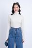 FQD51035 - Quần công sở vải cotton dáng suông dài ống rộng khoá thân trước - PANTIO