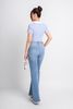 FAT7411 - Áo thun dạo phố vải len dáng croptop cổ đức phối vải thô tạo kiểu - PANTIO
