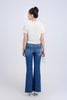 FAT7427 - Áo thun cotton dáng croptop cổ đức ngực áo thêu hoạ tiết thời trang - PANTIO