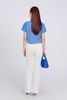 FAT7427 - Áo thun cotton dáng croptop cổ đức ngực áo thêu hoạ tiết thời trang - PANTIO