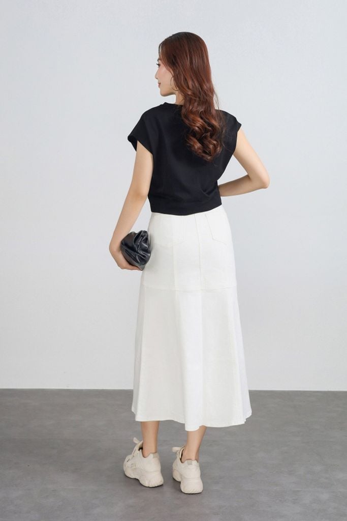 FAT7507 - Áo thun cao cấp vải cotton dáng croptop cổ tròn tay chờm thân áo in hoạ tiết thời trang - PANTIO