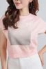 FAT7507 - Áo thun cao cấp vải cotton dáng croptop cổ tròn tay chờm thân áo in hoạ tiết thời trang - PANTIO