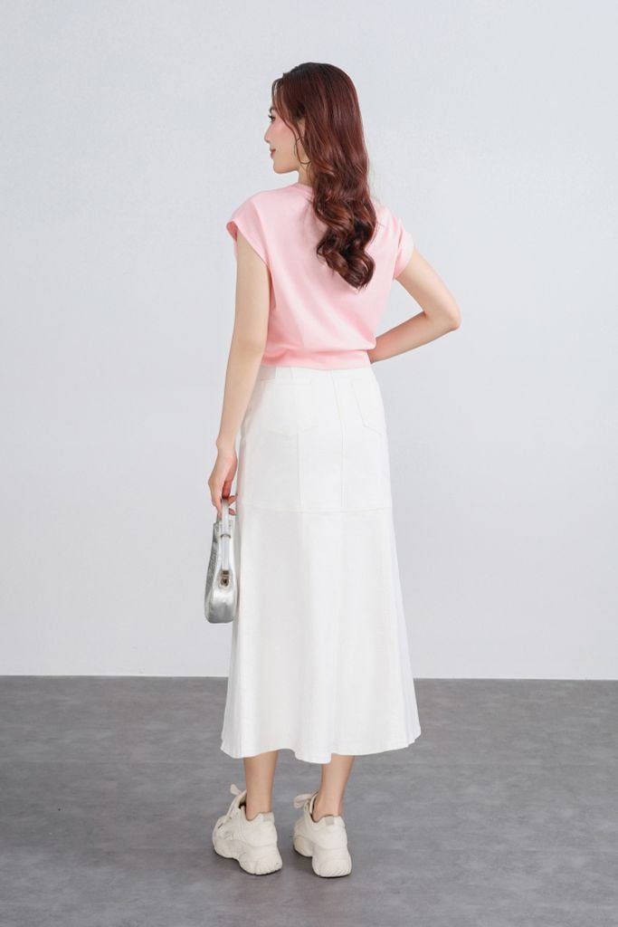 FAT7507 - Áo thun cao cấp vải cotton dáng croptop cổ tròn tay chờm thân áo in hoạ tiết thời trang - PANTIO