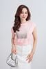 FAT7507 - Áo thun cao cấp vải cotton dáng croptop cổ tròn tay chờm thân áo in hoạ tiết thời trang - PANTIO