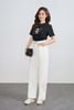 FAT7508 - Áo thun cao cấp vải cotton dáng suông cổ tròn tay ngắn thân áo in hoạ tiết thời trang - PANTIO