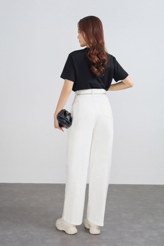 FAT7508 - Áo thun cao cấp vải cotton dáng suông cổ tròn tay ngắn thân áo in hoạ tiết thời trang - PANTIO