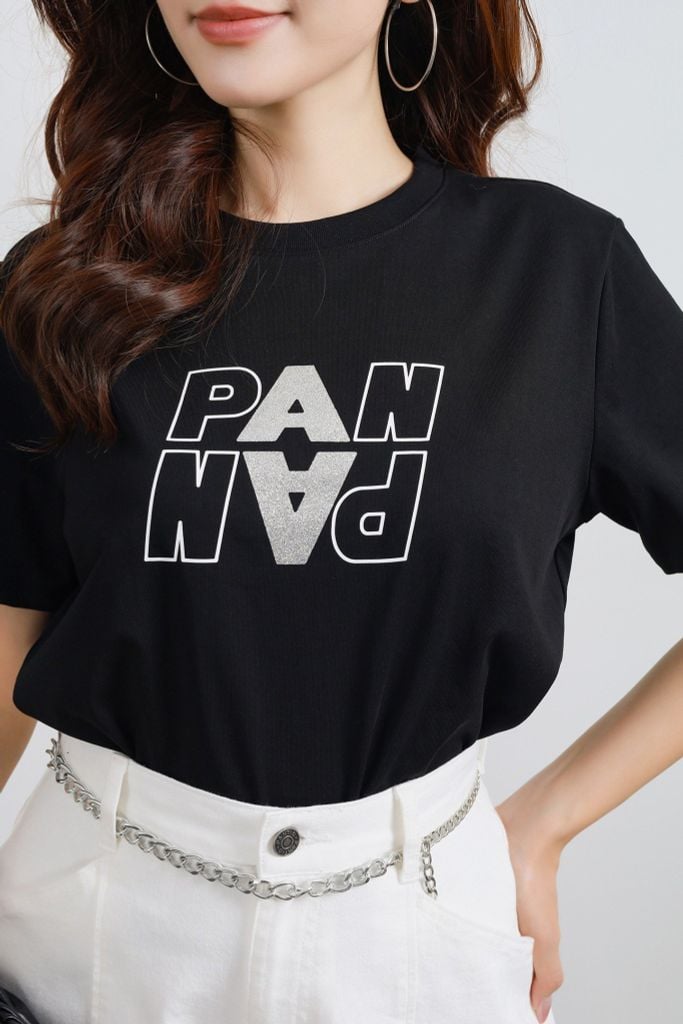FAT7508 - Áo thun cao cấp vải cotton dáng suông cổ tròn tay ngắn thân áo in hoạ tiết thời trang - PANTIO