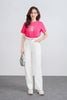 FAT7508 - Áo thun cao cấp vải cotton dáng suông cổ tròn tay ngắn thân áo in hoạ tiết thời trang - PANTIO