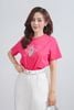 FAT7508 - Áo thun cao cấp vải cotton dáng suông cổ tròn tay ngắn thân áo in hoạ tiết thời trang - PANTIO