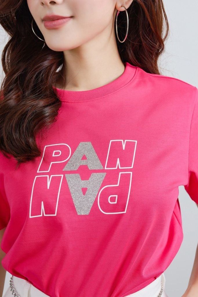 FAT7508 - Áo thun cao cấp vải cotton dáng suông cổ tròn tay ngắn thân áo in hoạ tiết thời trang - PANTIO
