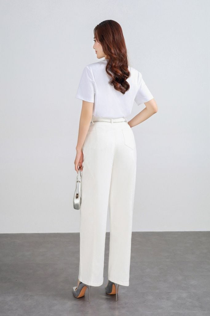 FAT7508 - Áo thun cao cấp vải cotton dáng suông cổ tròn tay ngắn thân áo in hoạ tiết thời trang - PANTIO