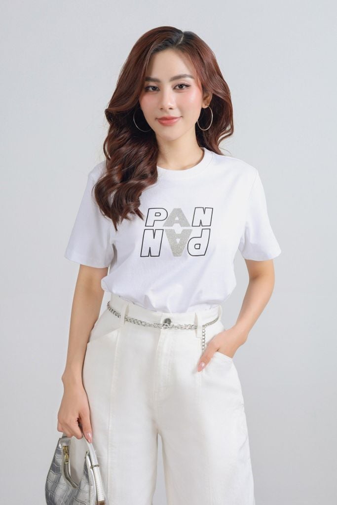 FQB201 - Quần jean cao cấp vải denim dáng bomber ống rộng khóa thân trước - PANTIO