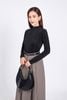 FAT9407 - Áo thun thời trang cao cấp vải len co giãn dáng ôm cổ cao dài tay hoạ tiết đường gân thời trang - PANTIO
