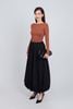FAT9411 - Áo thun cotton dáng ôm cổ thuyền tay dài - PANTIO