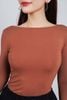 FAT9411 - Áo thun cotton dáng ôm cổ thuyền tay dài - PANTIO