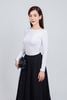 FAT9411 - Áo thun cotton dáng ôm cổ thuyền tay dài - PANTIO