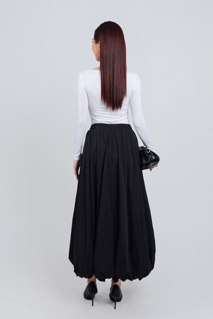 FAT9411 - Áo thun cotton dáng ôm cổ thuyền tay dài - PANTIO