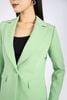 FAV9922 - Áo vest nữ công sở vải thô dáng suông cổ 2 ve phối túi thân ngực - PANTIO