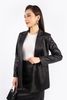 FAV9924 - Áo vest nữ công sở vải lụa dáng suông cổ hai ve phối túi hai bên - PANTIO