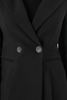FAV9938 - Áo vest công sở vải thô dày dáng ôm nhẹ có lót vải lụa gió cổ hai ve gấu xếp li bản to tạo kiểu - PANTIO