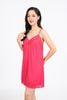 FDD5172 - Đầm hai dây vải cotton dáng suông phối viền ren thời trang - PANTIO
