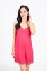 FDD5172 - Đầm hai dây vải cotton dáng suông phối viền ren thời trang - PANTIO