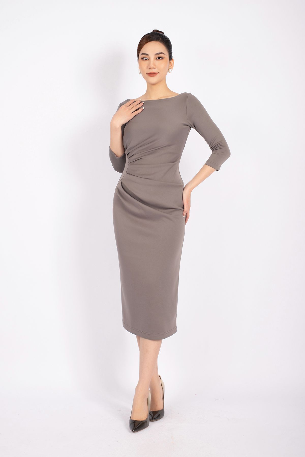 Váy Any    Đầm Ren Xanh Dây Rút Cổ Thuyền Gợi Cảm   thanh lịch với  sắc màu ngọt ngào  Mã SP AnyK466  Size SMLXLXXL  Chất
