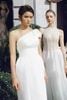FDH5537 - Đầm dạ hội cao cấp vải cotton dáng suông dài vai lệch tạo kiểu thân váy đính ngọc trai cao cấp - PANTIO
