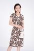 FDP32812 - Đầm dạo phố chất liệu Thô ngắn tay - PANTIO