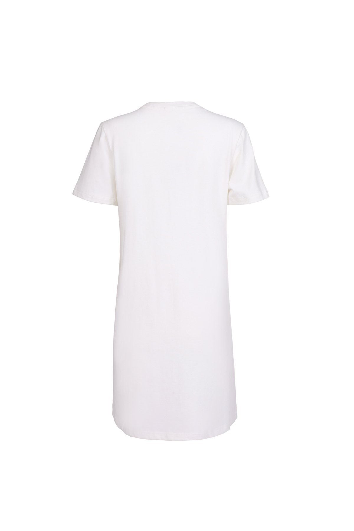 FDP33565 - Đầm dạo phố dáng suông cổ tròn thân áo in hoạ tiết thời trang - JAN.