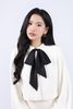 FKM9703 - Áo khoác dáng croptop vải dạ nhung cao cấp cổ thắt dây nơ tay áo ống rộng tạo kiểu cài khuy thân trước - JAN.