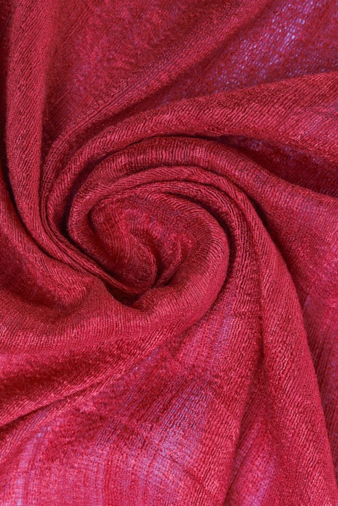 FKO128 - Khăn thời trang cao cấp chất liệu tơ tằm dáng dài có tua rua trang trí - PANTIO