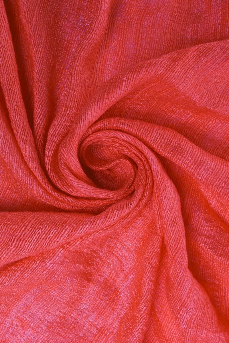 FKO128 - Khăn thời trang cao cấp chất liệu tơ tằm dáng dài có tua rua trang trí - PANTIO