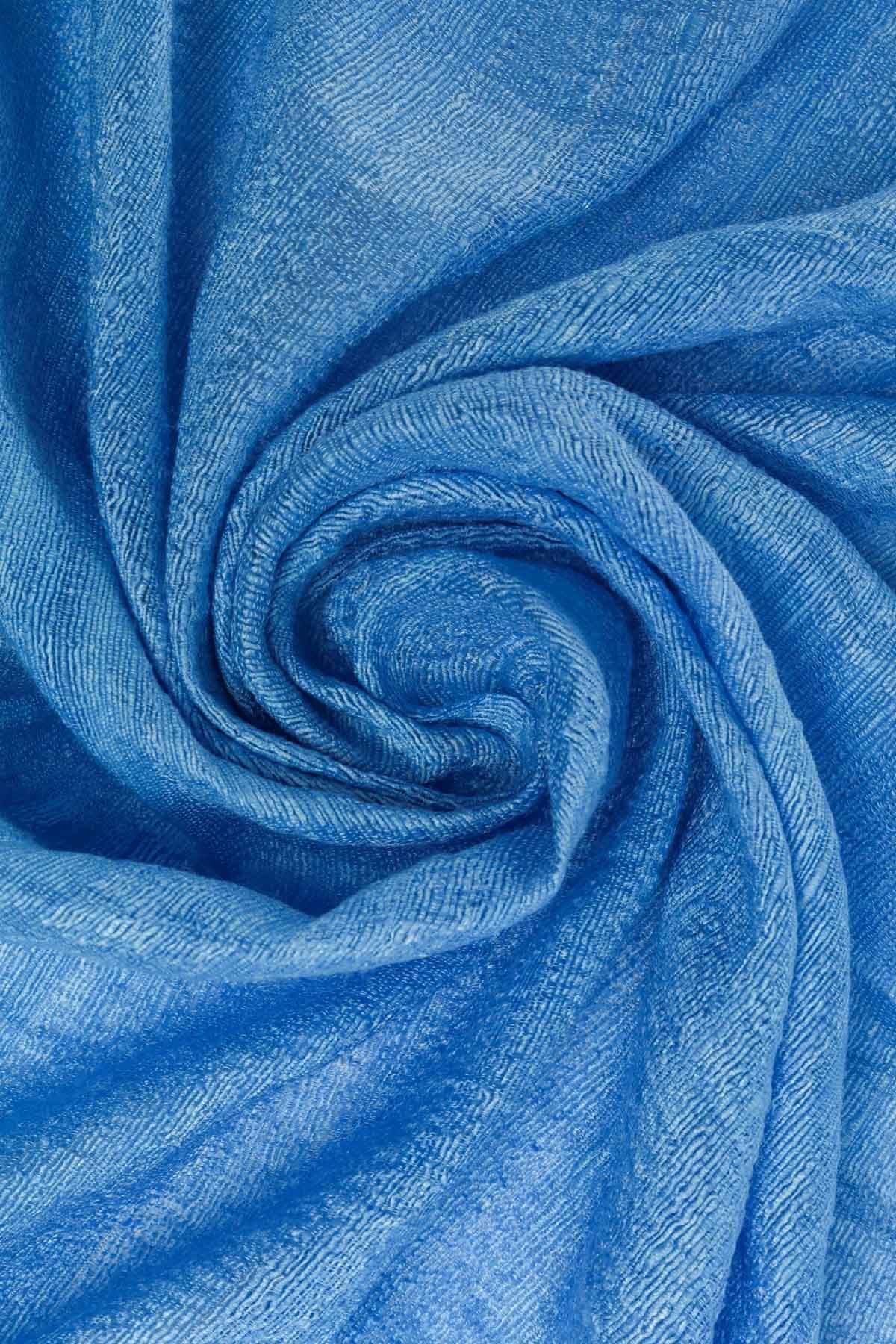 FKO128 - Khăn thời trang cao cấp chất liệu tơ tằm dáng dài có tua rua trang trí - PANTIO