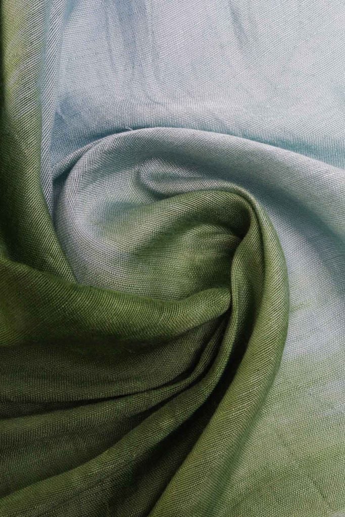 FKO129 - Khăn thời trang cao cấp dáng dài chất liệu tơ tằm màu ombre - PANTIO