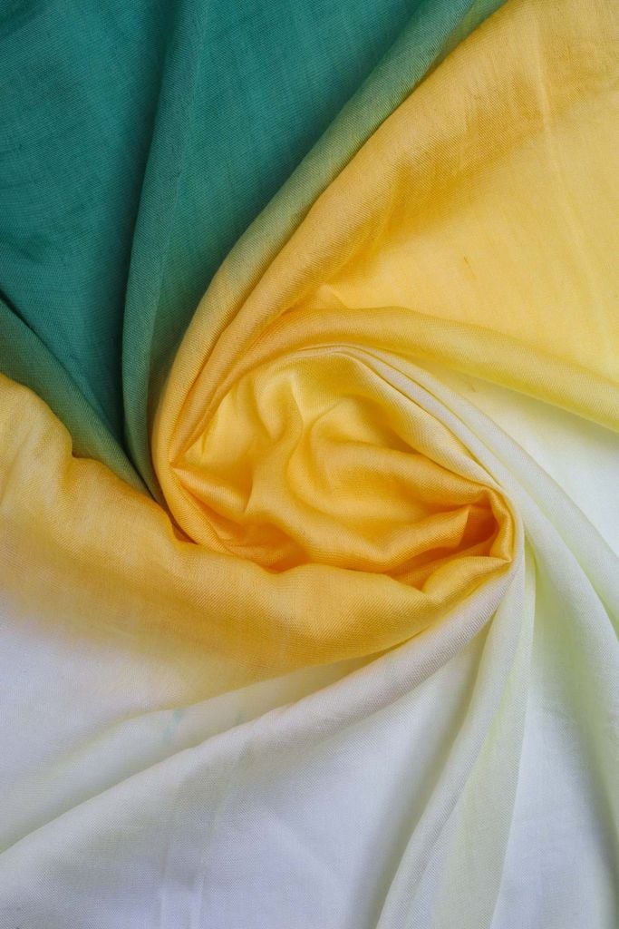 FKO129 - Khăn thời trang cao cấp dáng dài chất liệu tơ tằm màu ombre - PANTIO