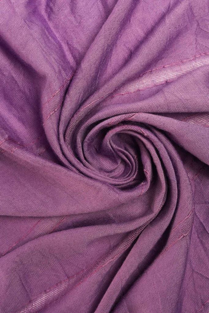 FKO130 - Khăn thời trang cao cấp chất liệu lanh tơ trơn màu có tua rua trang trí - PANTIO