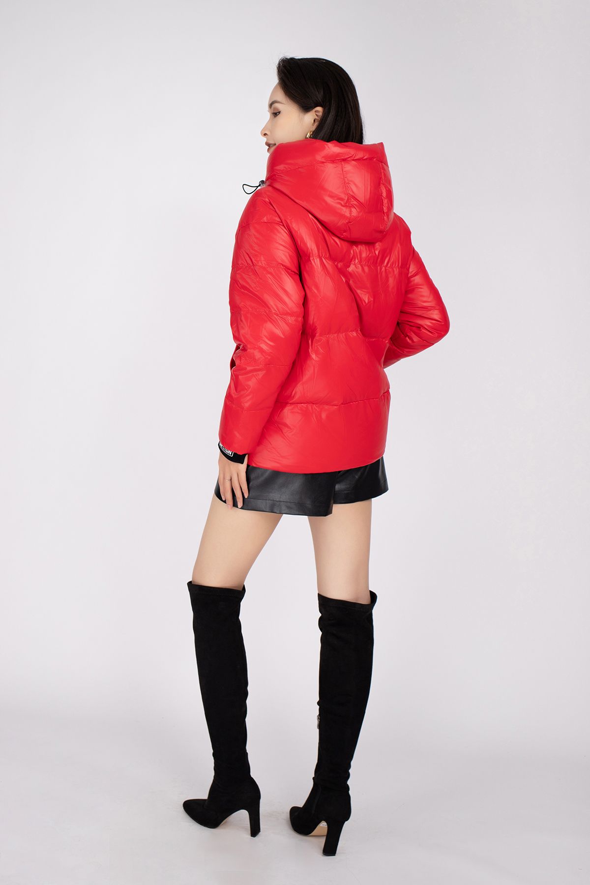 Áo khoác lông vũ cao cấp phối khóa, có mũ FMO006 - PANTIO