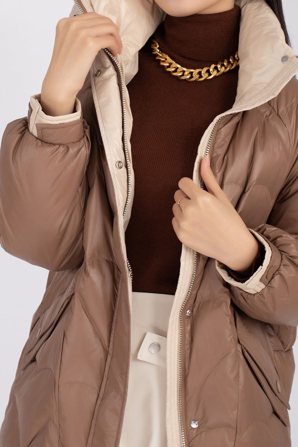 Áo khoác lông vũ kéo khóa FMV010 - PANTIO