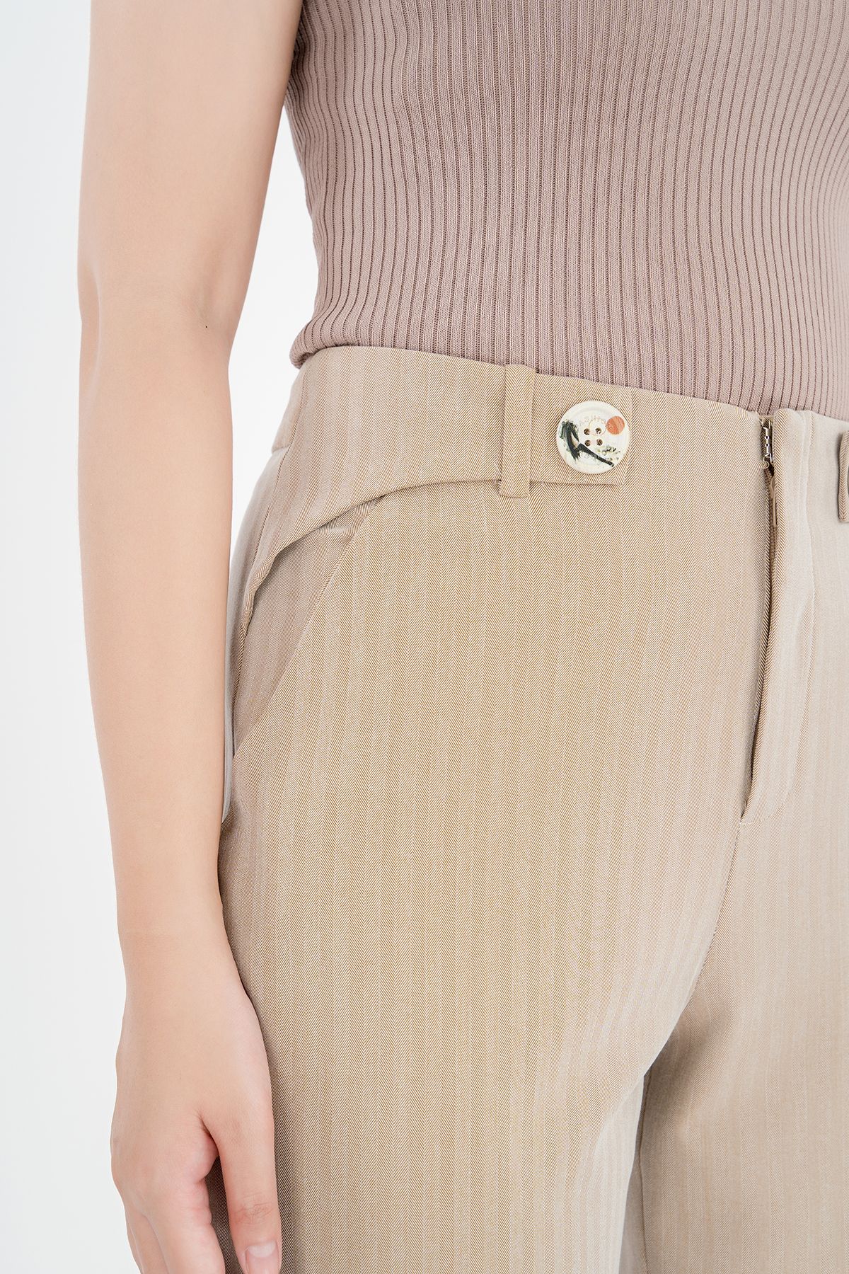 Quần dài chất liệu tuýt-si ống đứng FQD3859 - PANTIO