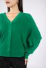 FOL255 - Áo len cardigan dáng rộng tay cánh rơi cài cúc thân sau phối mũ - PANTIO