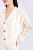 FOL305 - Áo len cardigan dạo phố dáng ôm nhẹ cài cúc đính khuy nổi bật - PANTIO