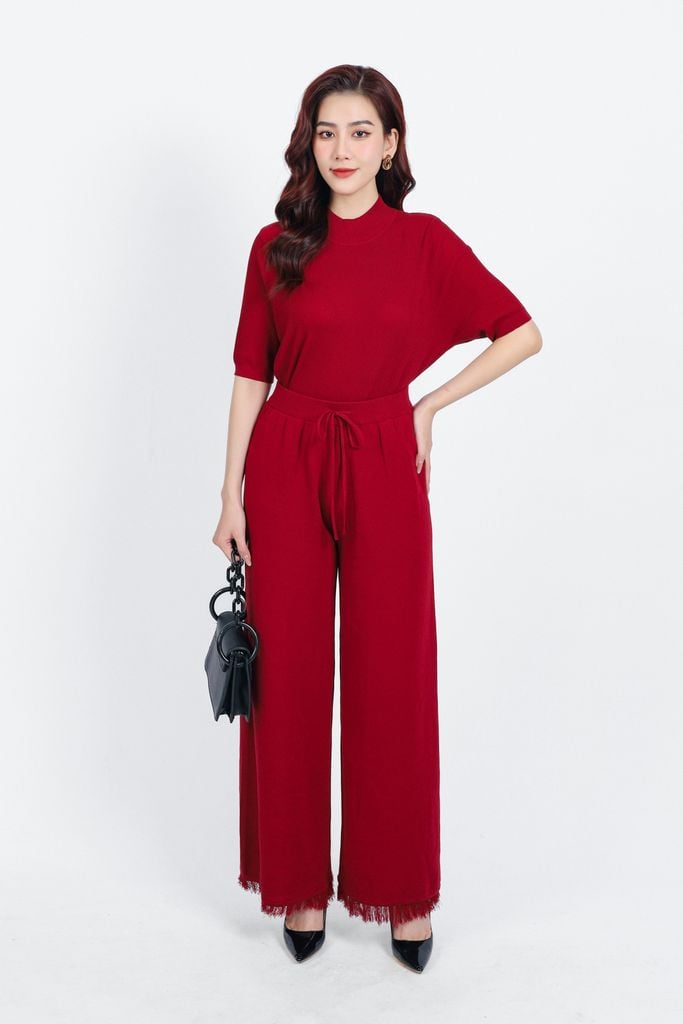 FOL425 - Áo len thời trang cao cấp dáng suông cổ cao tay lỡ - PANTIO