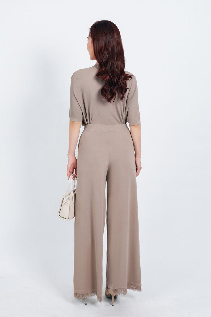 FOL425 - Áo len thời trang cao cấp dáng suông cổ cao tay lỡ - PANTIO