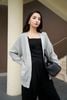 FOL450 - Áo len Cardigan cao cấp cổ chữ V có túi áo cài khuy thân trước - PANTIO